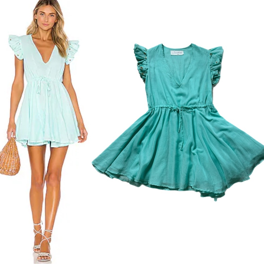 REVOLVE Teal Mini Dress